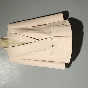 Express pink size small blazer with silver buttons